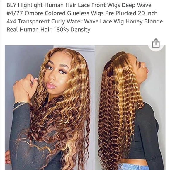 20” 100% human hair wig - Picture 1 of 3